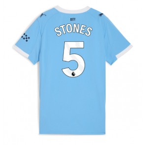 Manchester City John Stones #5 Dámské Domácí Dres 2025-26 Krátký Rukáv